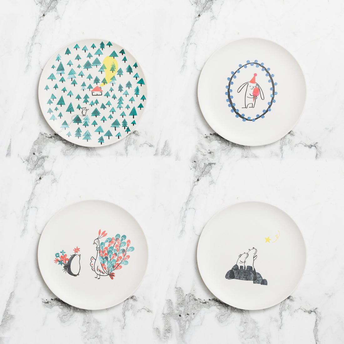 Illustrated Kids' Plate